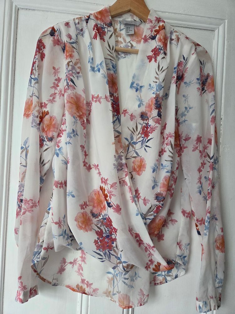 Floral Long Sleeve Blouse 4
