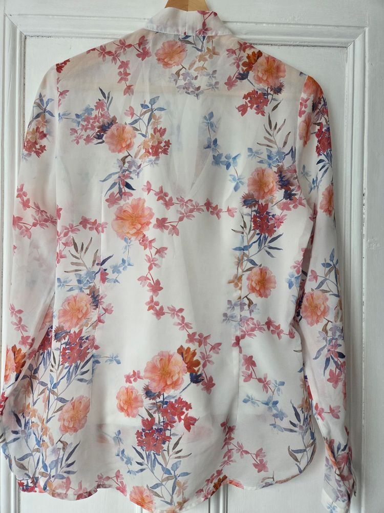Floral Long Sleeve Blouse 7