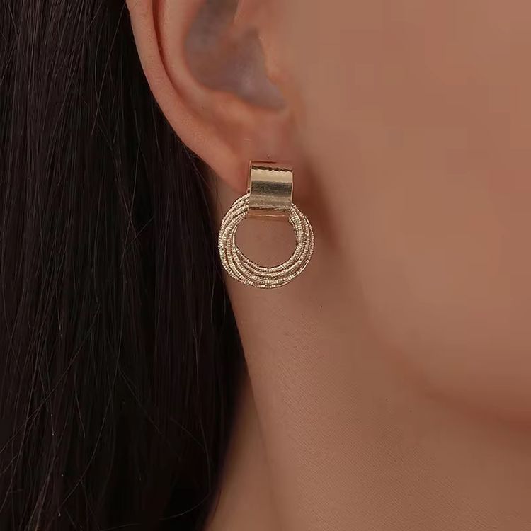Gold-Tone Hoop Earrings image 2
