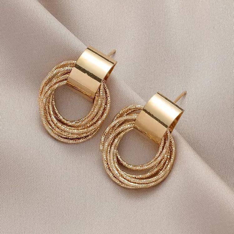 Gold-Tone Hoop Earrings image 6