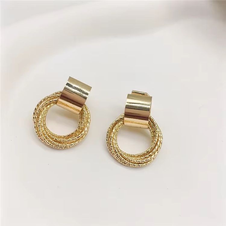 Gold-Tone Hoop Earrings image 3