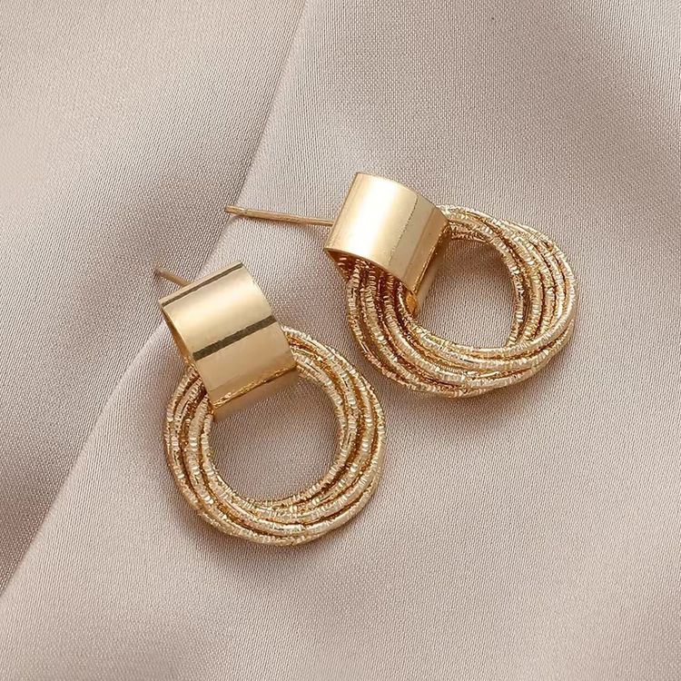 Gold-Tone Hoop Earrings image 4