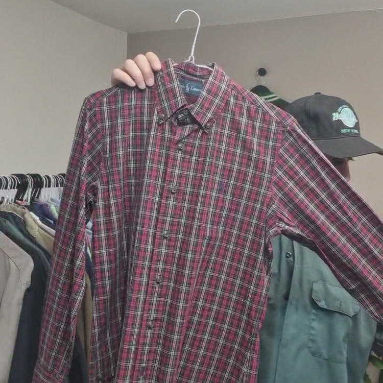 Ralph Lauren RALPH LAUREN SHIRT SIZE S RED TARTAN product image