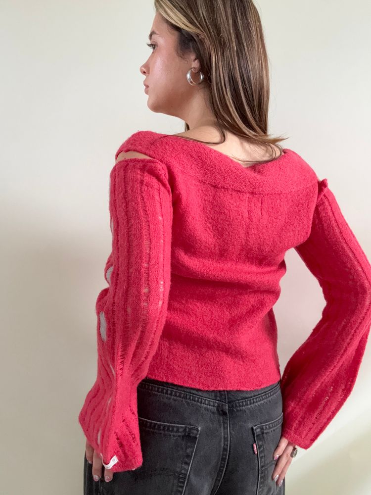 Immagine di Firetrap Wool Distressed Jumper (M) 9