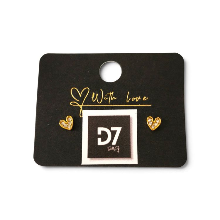 Pendientes Mini Corazón Oro