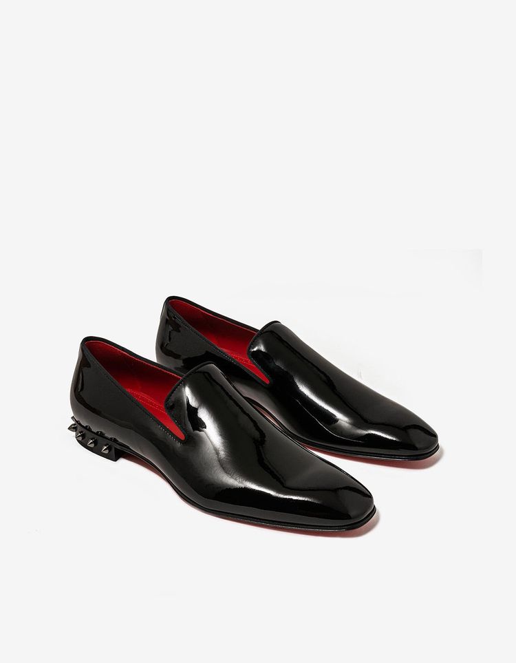 Christian Louboutin Marquees Black Patent Shoes image 1
