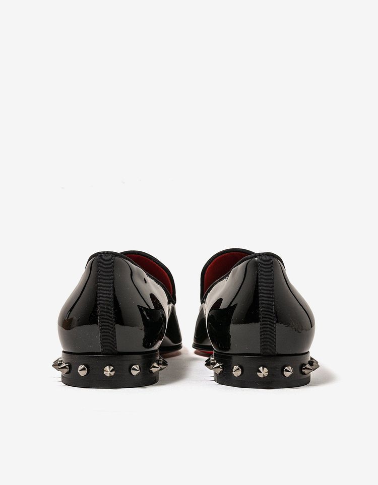Christian Louboutin Marquees Black Patent Shoes image 8