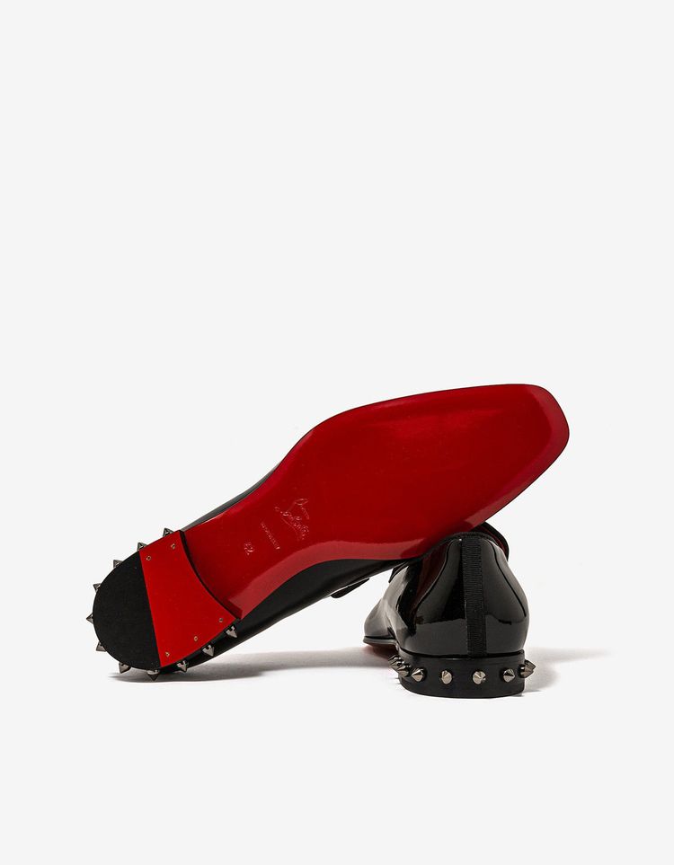 Christian Louboutin Marquees Black Patent Shoes image 9