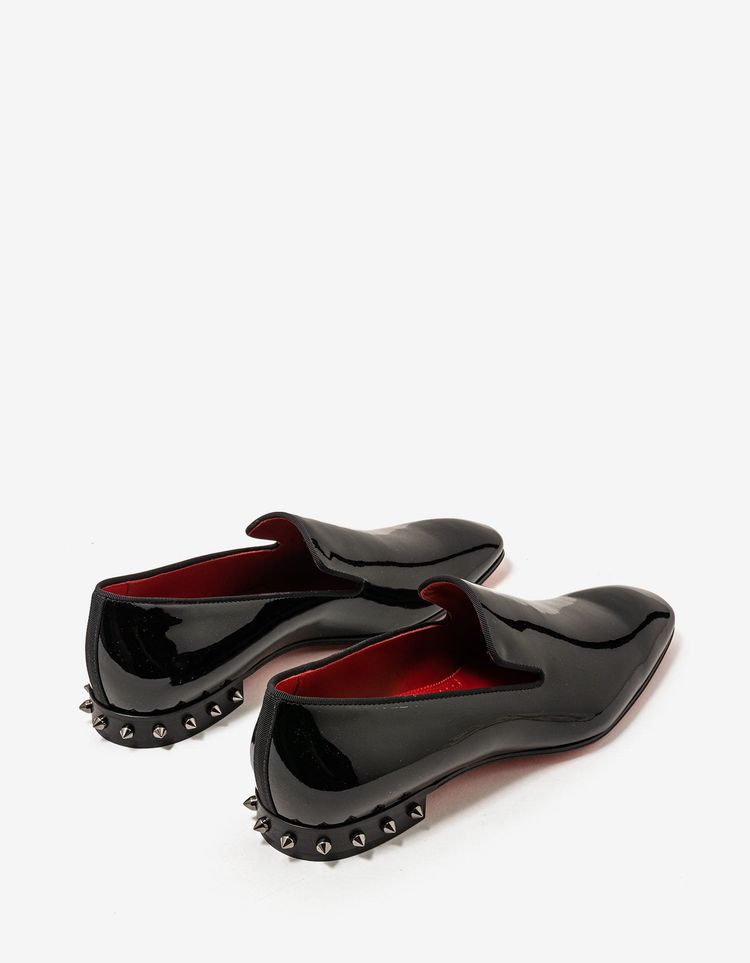 Christian Louboutin Marquees Black Patent Shoes image 4