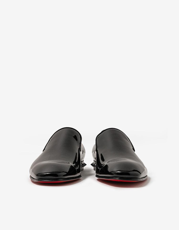 Christian Louboutin Marquees Black Patent Shoes image 7