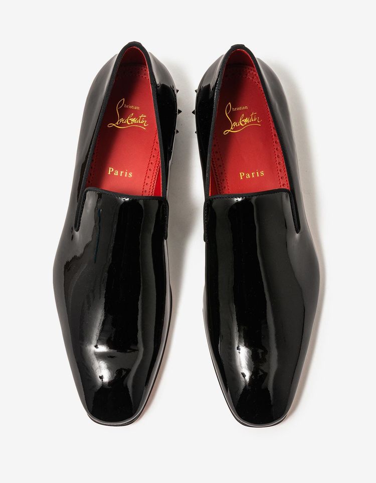 Christian Louboutin Marquees Black Patent Shoes image 2