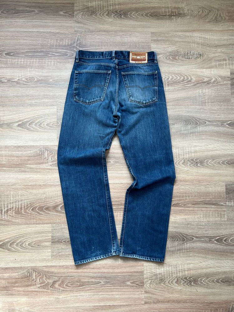 Retroflex Shop Dark Denim Diesel Industry Straight Jeans (32) product image