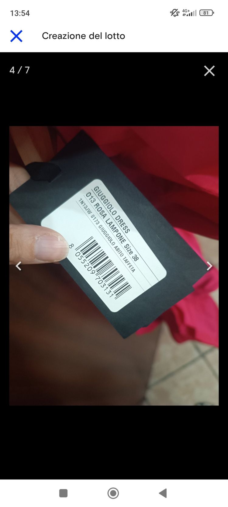 Pinko One-Shoulder Pink Dress image 5