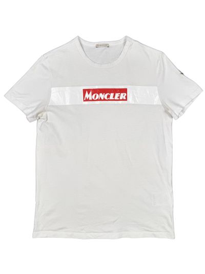 Moncler Logo Print T-Shirt - White (854156942)