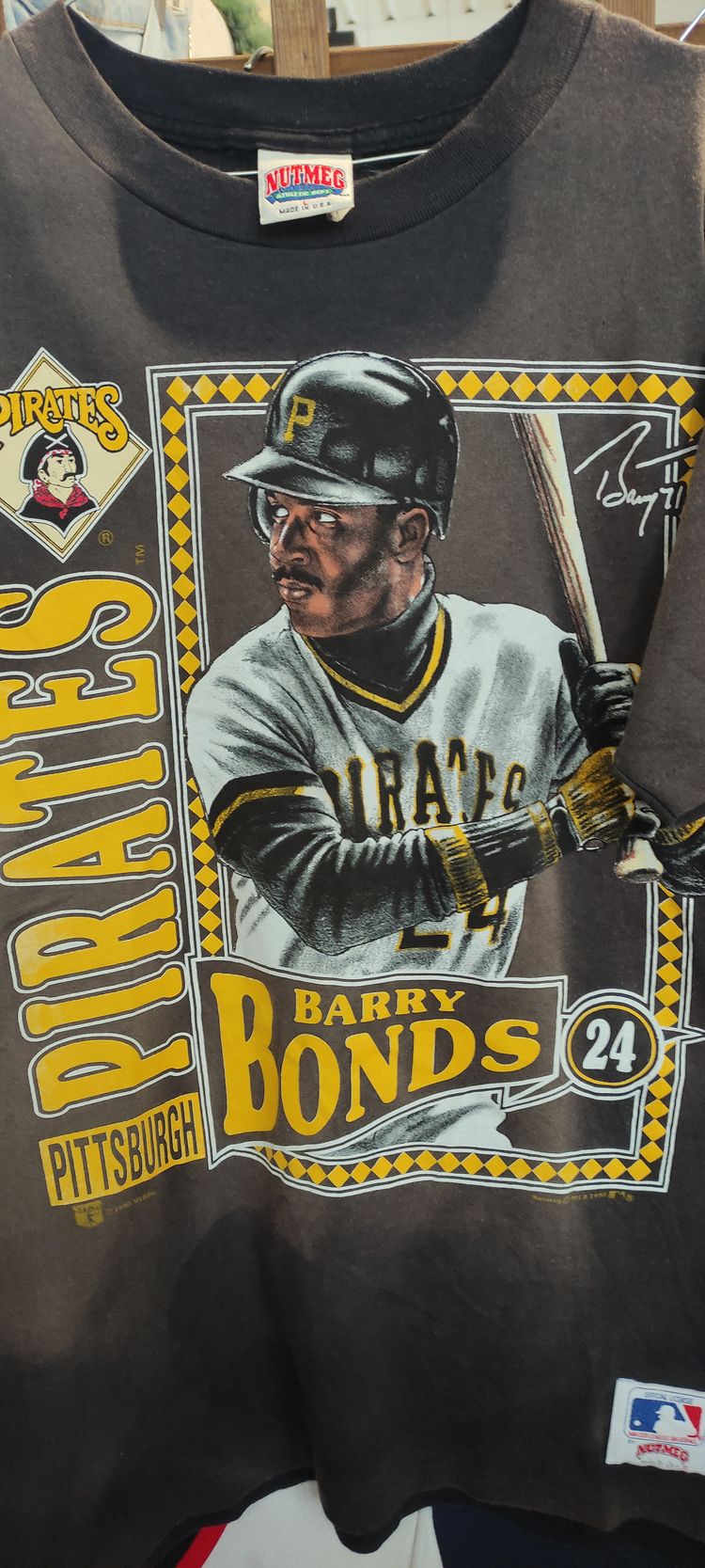 Single Stitch Pittsburgh Pirates Barry Bonds T-shirt