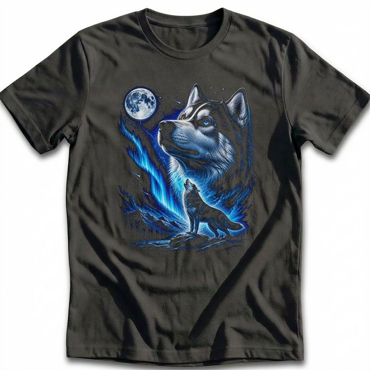Husky Howling T-Shirt image 5