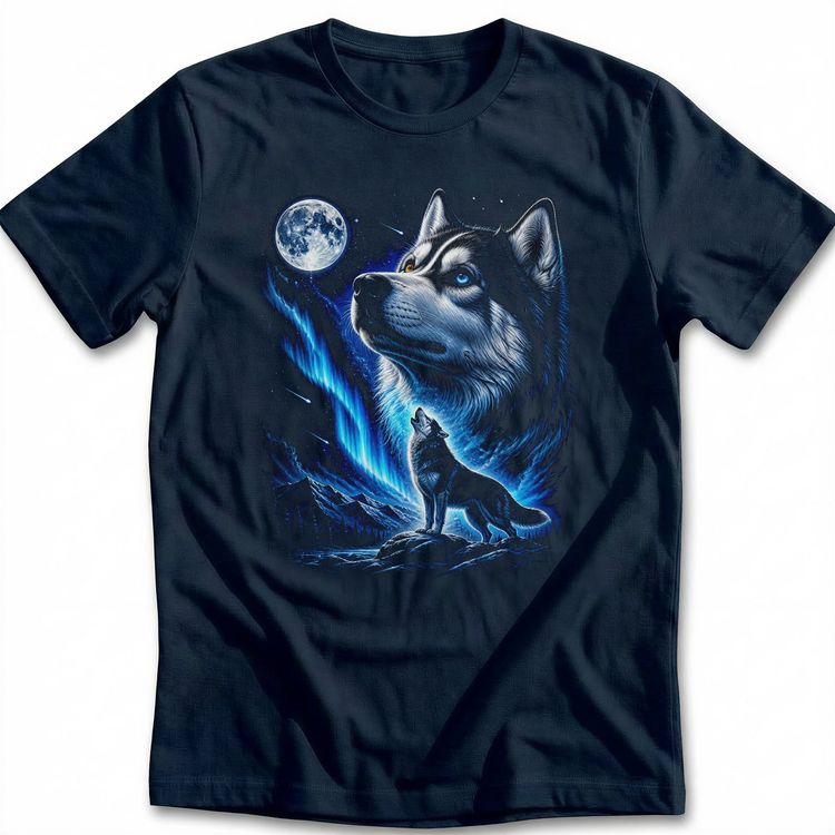 Husky Howling T-Shirt image 1