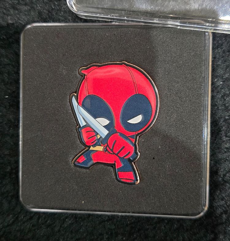 DEADPOOL  1oz copper bar in capsule image 1