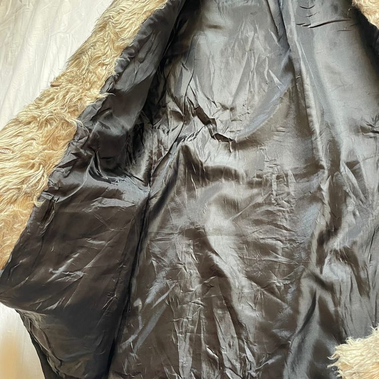 Immagine di Y2K Afghan Jennyfer Black Coat With Faux Fur Trim 6