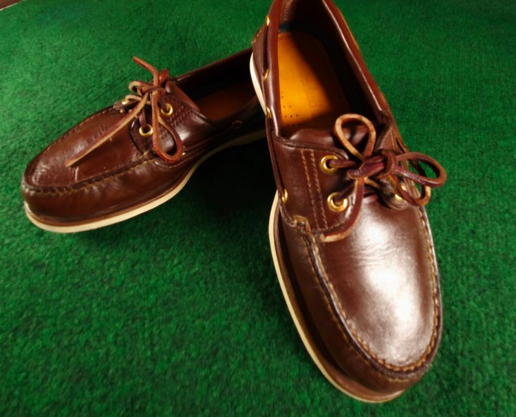 Timberland Brown Leather Boat Shoes image 1