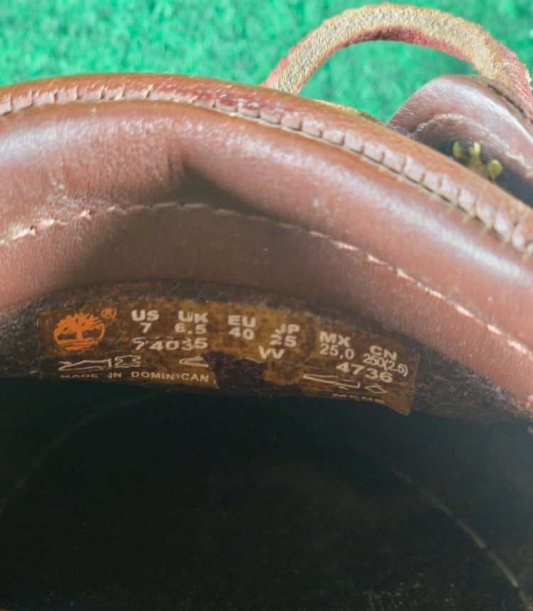 Timberland Brown Leather Boat Shoes image 2