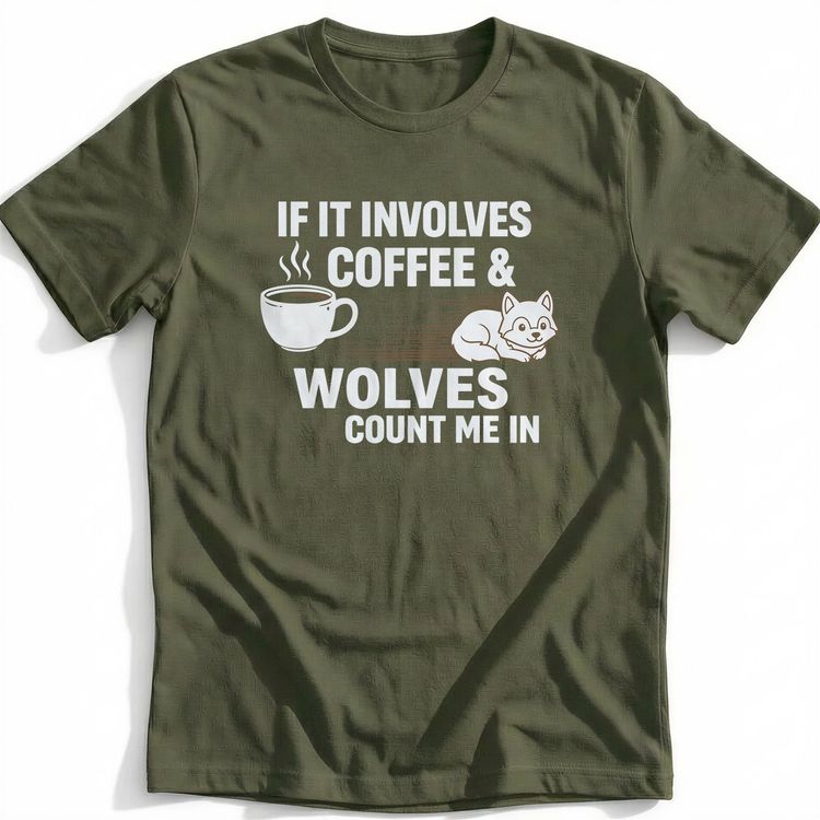 COFFEE & WOLVES 035 T-Shirt image 3