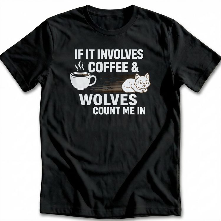 COFFEE & WOLVES 035 T-Shirt image 5