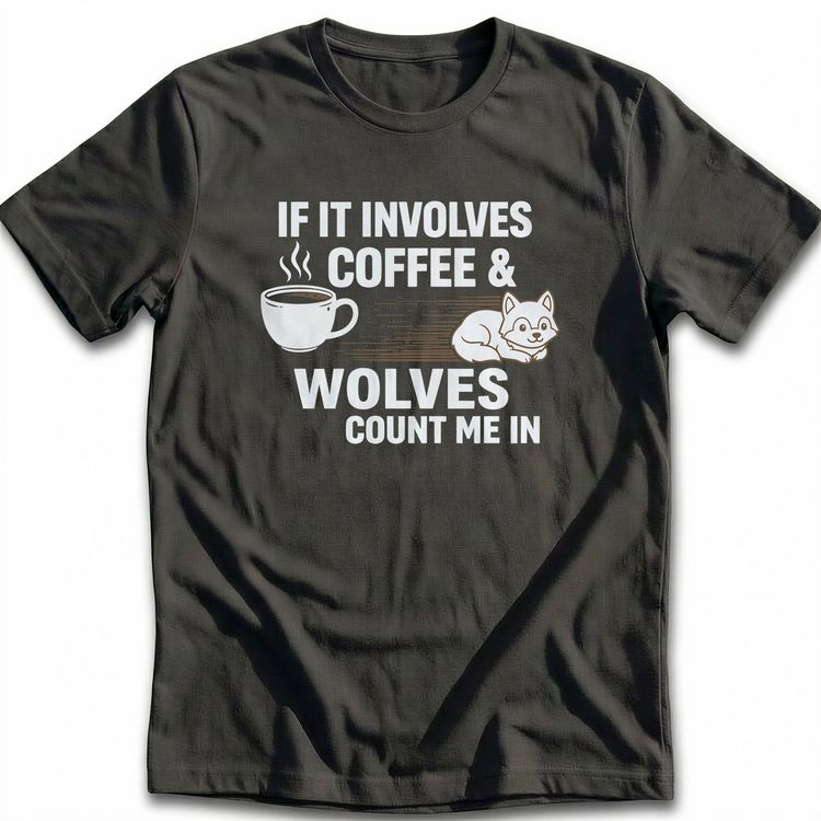 COFFEE & WOLVES 035 T-Shirt image 2