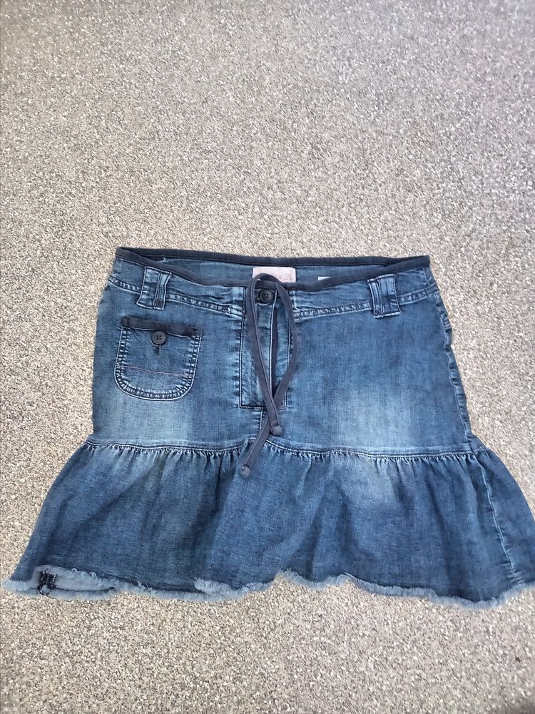 Y2k coquette Denim Skirt obraz 1