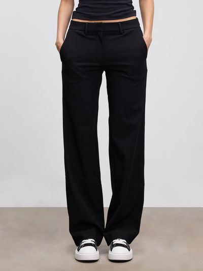 Arne - Womens Smart Tailored Trouser - Black 1