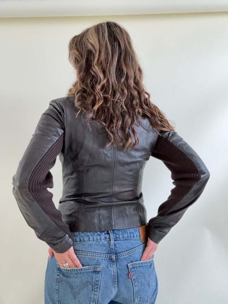 Morgan De Toi Leather Asymmetric Jacket (XS) image 12