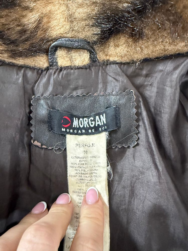 Morgan De Toi Leather Asymmetric Jacket (XS) image 2