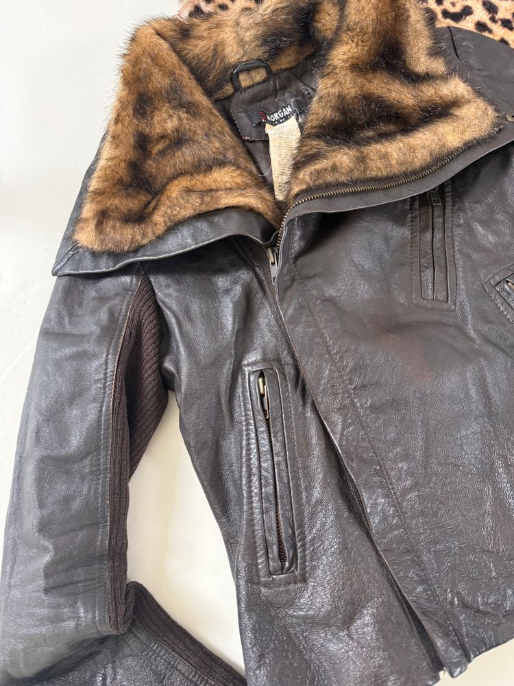 Morgan De Toi Leather Asymmetric Jacket (XS) image 5