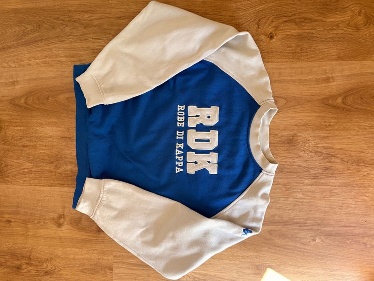 Robe Di Kappa Blue And White Sweatshirt