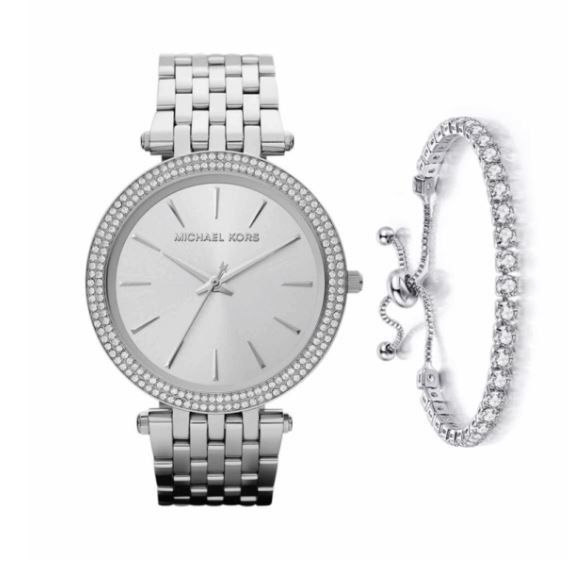 Michael Kors Michael Kors MK3190 Silver Inlaid Wristwatch for Women product image