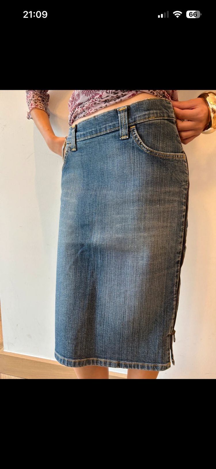 Lee Denim Skirt