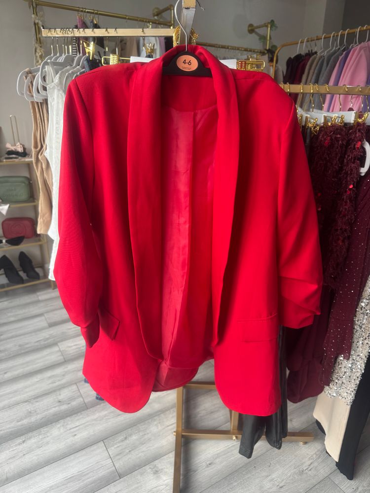 Red Blazer Jacket