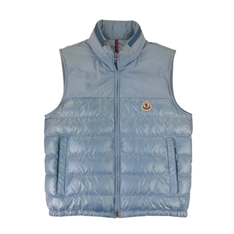 Moncler Men’s Baby Blue Gilet - Size 2