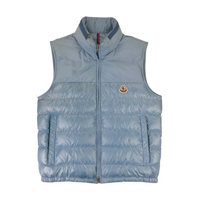 Moncler Men’s Baby Blue Gilet - Size 2