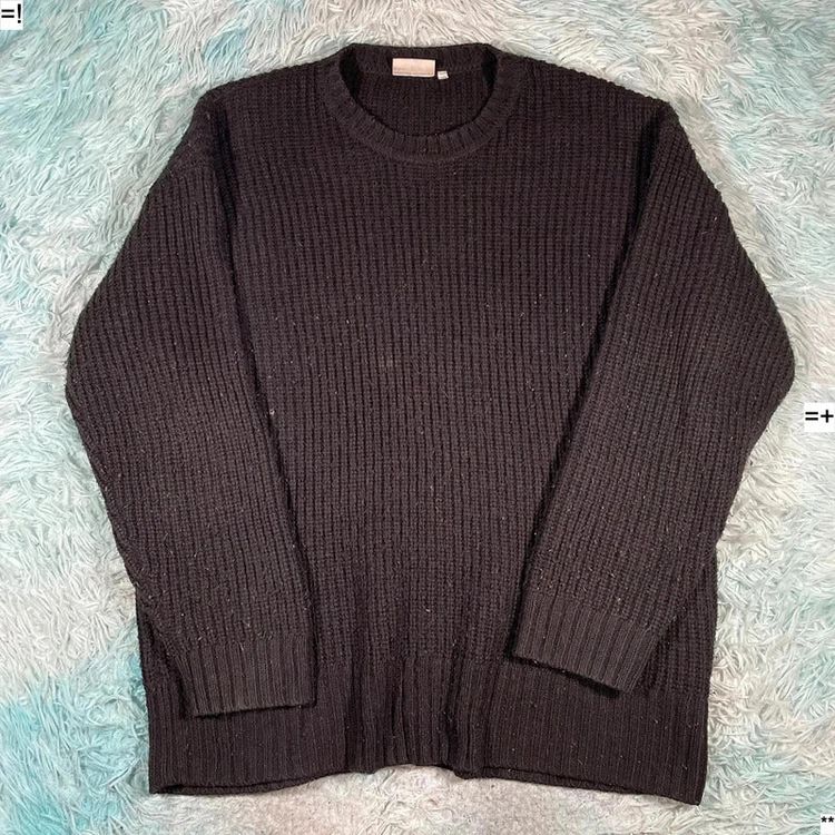 Black Weekday Knitted Jumper - Large