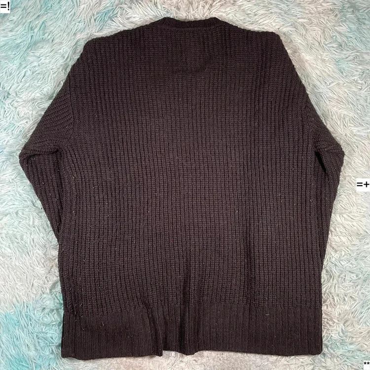 Black Weekday Knitted Jumper - Large 2
