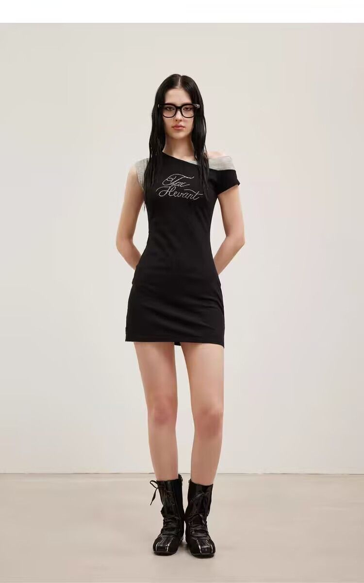 Other Black Off-Shoulder Mini Dress product image