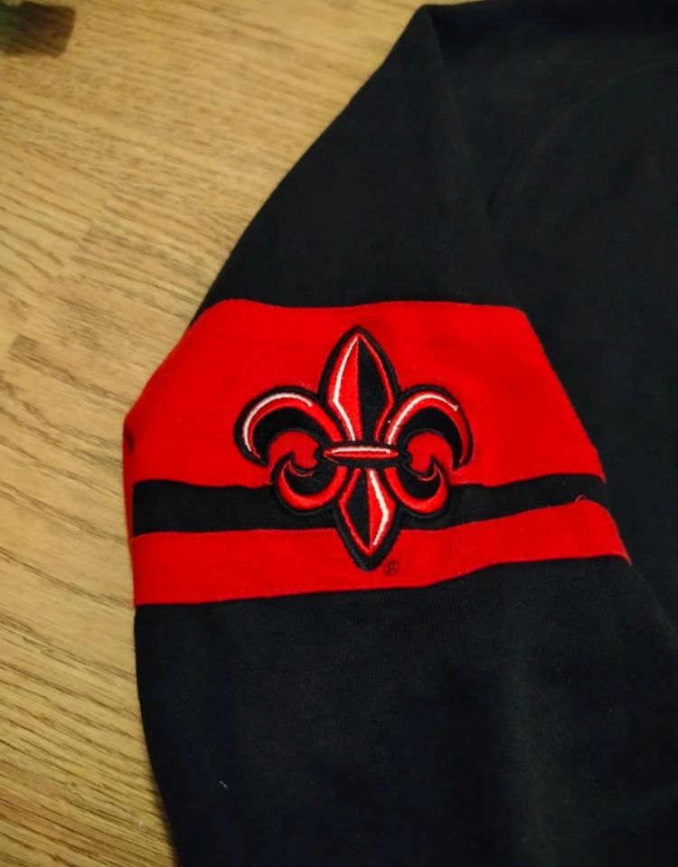 Champion Black Sweatshirt With Louisiana Ragin' Cajuns Logo M size imagen 5