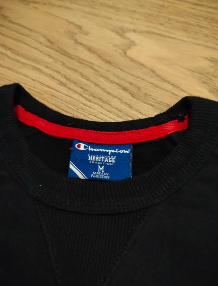 Champion Black Sweatshirt With Louisiana Ragin' Cajuns Logo M size imagen 9
