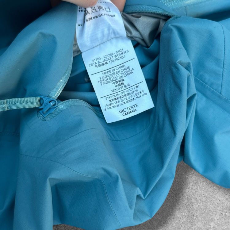 Arc'teryx Zeta Women's Large Blue Teal Fits Men's M RRP £400 image 5
