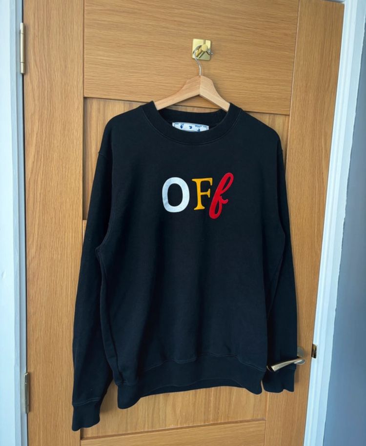 Off White Black Crewneck