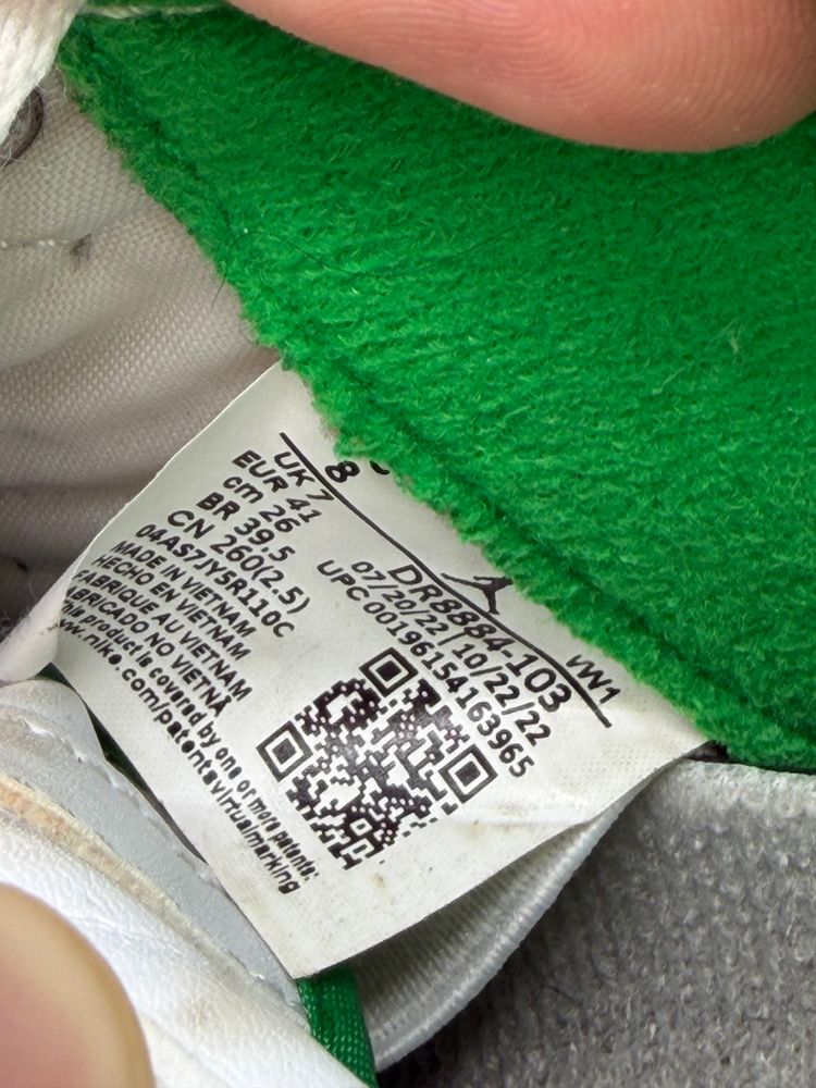 Nike Air Jordan 2 Retro lucky green 41 7