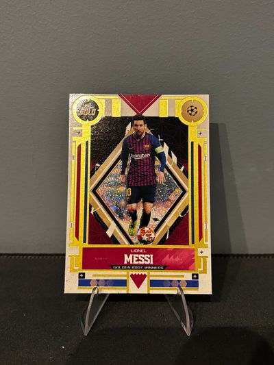 Lionel Messi topps gold bazówka