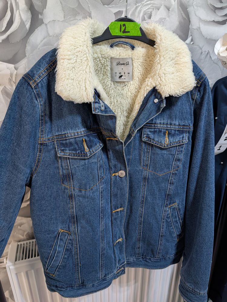 Denim Jacket With Sherpa lining