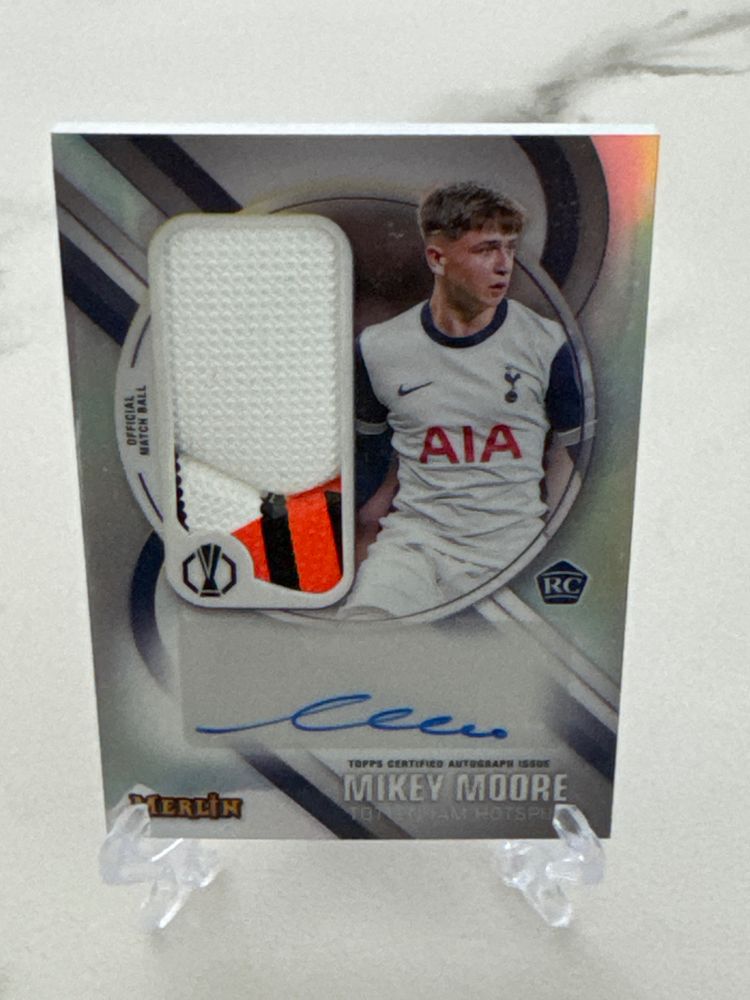Other Mikey Moore Signed Football Trading Card With Patch product image